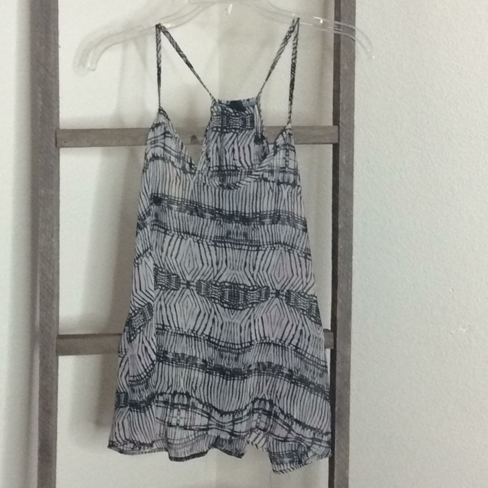 Windsor open back tank top